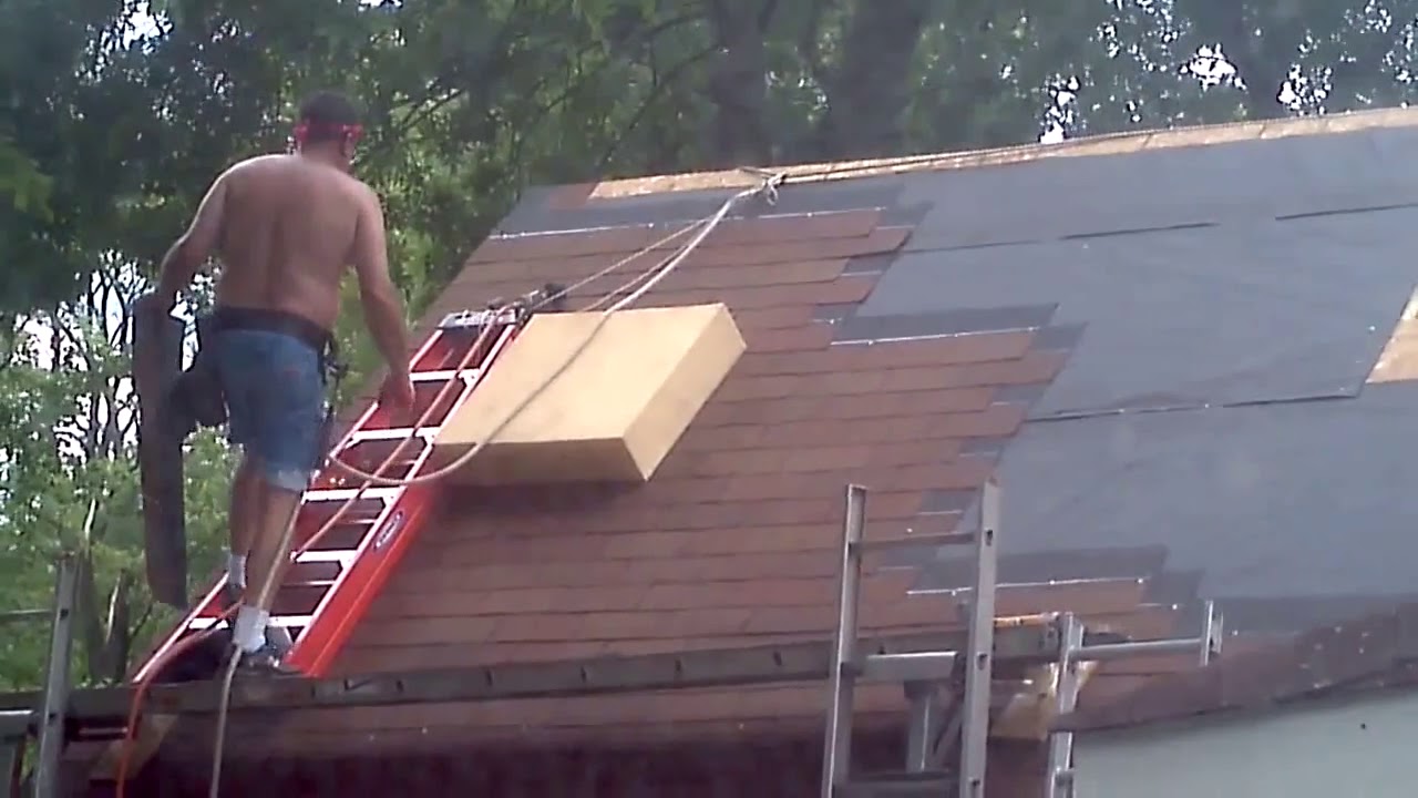 2017 Contender for Slowest Roofer in the world