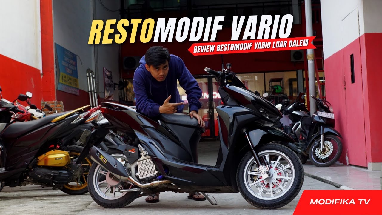 RESTOMODIF SANTUY VARIO 150 | Review restorasi plus modifikasi vario 150 bore up porting