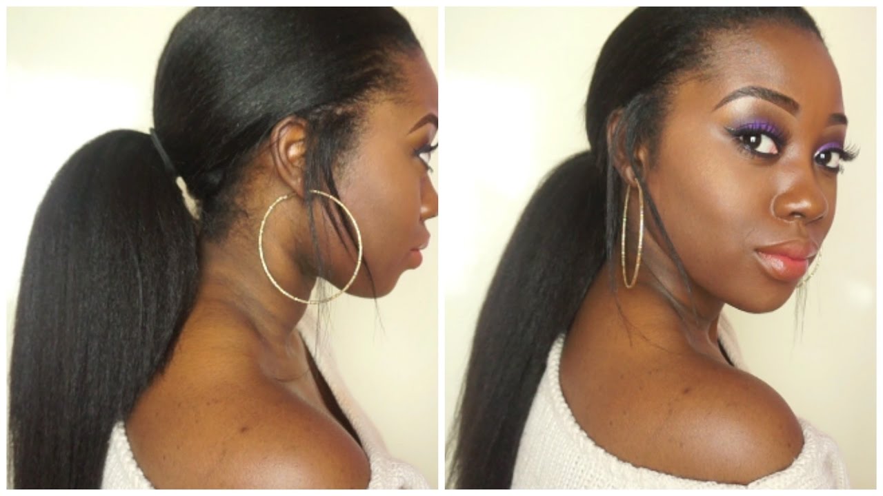 BETTER LENGTH Coarse Yaki Clip ins | Review and Install | Relaxed Hair