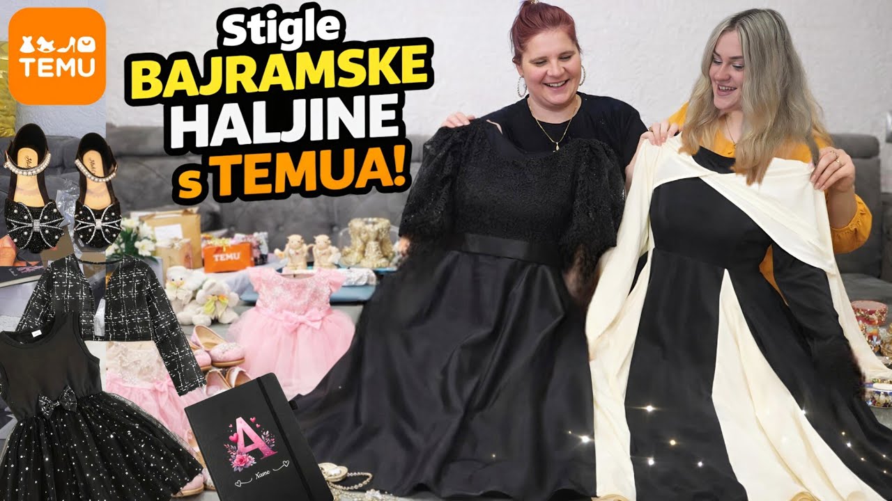 Stigle Bajramske haljine i pokloni s TEMU😱 Šokirane smo ovaj put💥