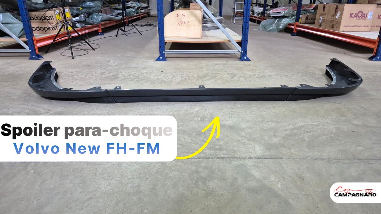 Spoiler Para-choque com Borracha - Volvo New FH/FM
