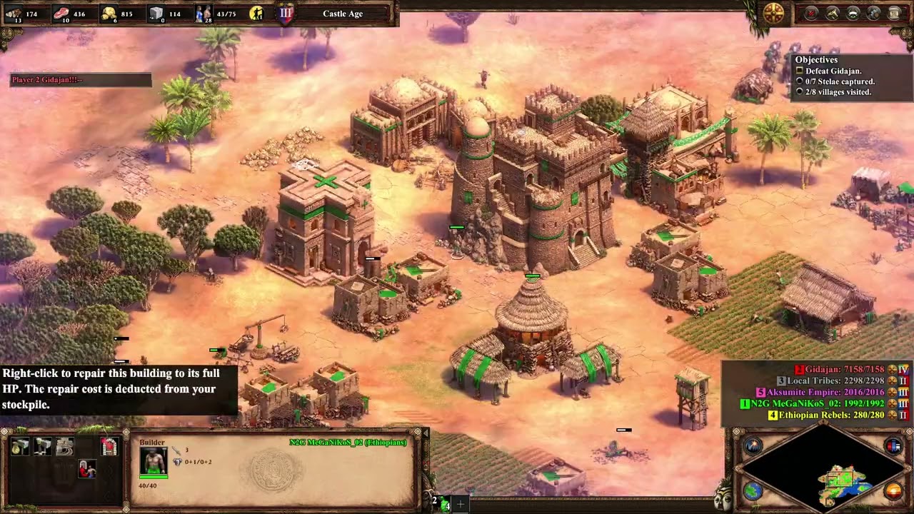 Broken Stelae - Yodit - Age of Empires II: Definitive Edition - Hard Walkthrough