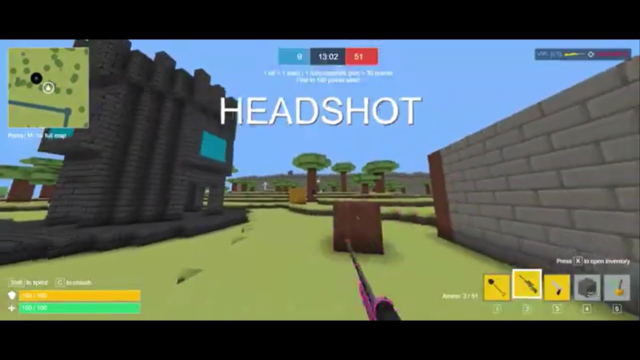 Gold Heavy Sniper Rifle (Unedited) || Voxiom.io