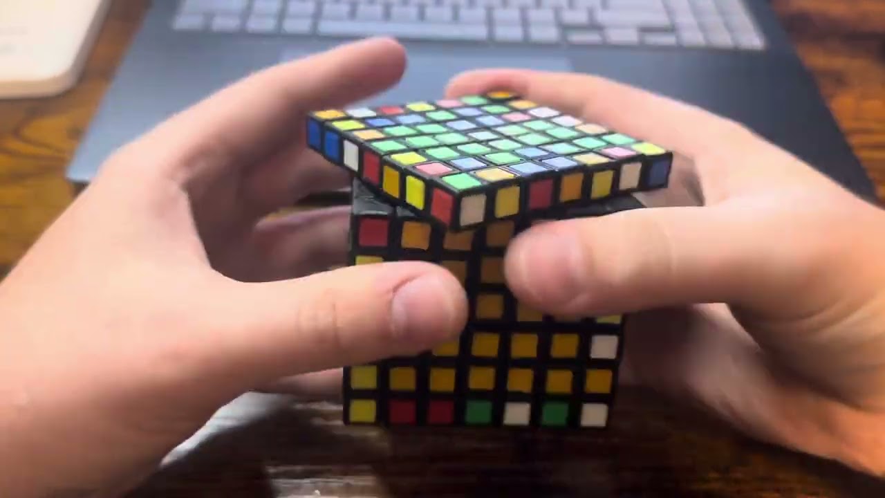 Proper-Looking 7x7 Rubik's Cube Solved in Under 10 minutes