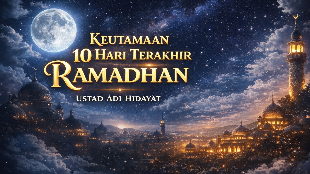 KEUTAMAAN 10 AHRI TERAKHIR RAMADAN I USTAD ADI HIDAYAT
