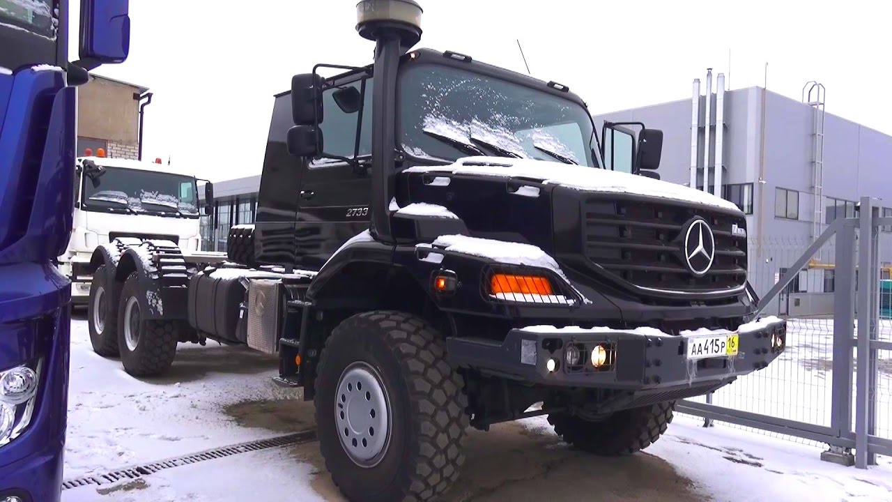 2016 Mercedes-Benz Zetros 2733 6х6. Start Up, Engine, and In Depth Tour.