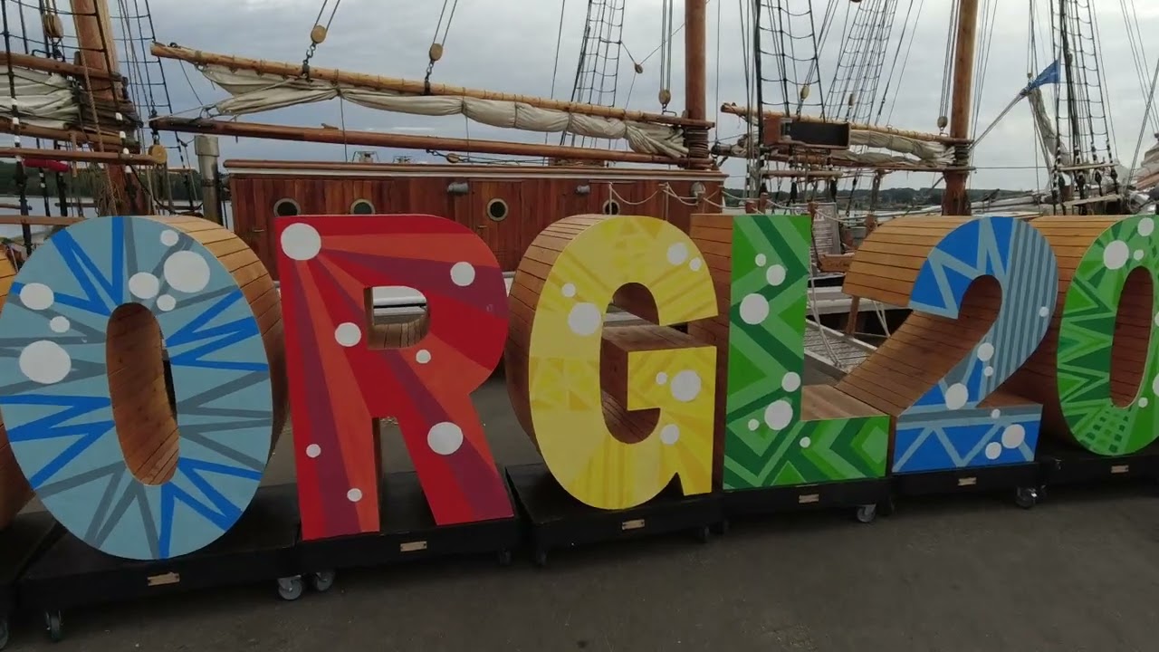 Walk by the Port of Svendborg Denmark