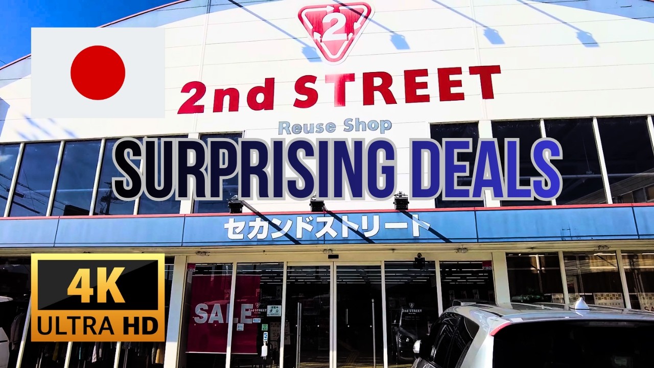 Discover Unique Second-Hand Treasures at 2nd Street 🇯🇵 | Sumoto 4K
