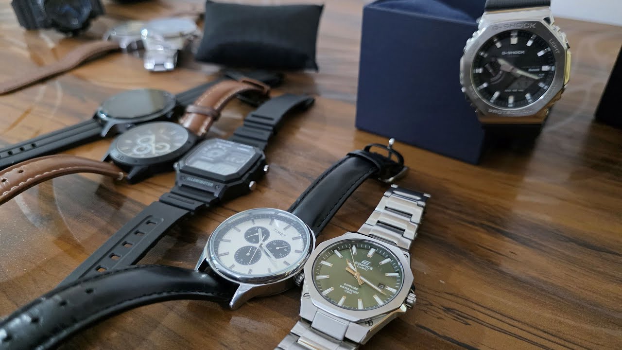 My watch collection over the years - CASIO, TIMEX