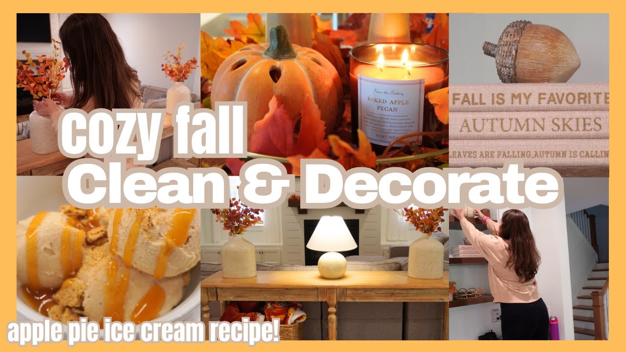 COZY FALL CLEAN + DECORATE WITH ME 2023 🍂 Fall Decorating Ideas 2023 + Fall Decor Haul 2023