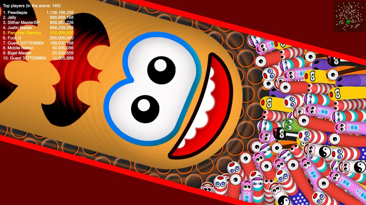 Worms Zone &copy; 2,300,000.00 + Scores Top 01 Best Noob Pro Hacker Slither Snake 001 New 2020