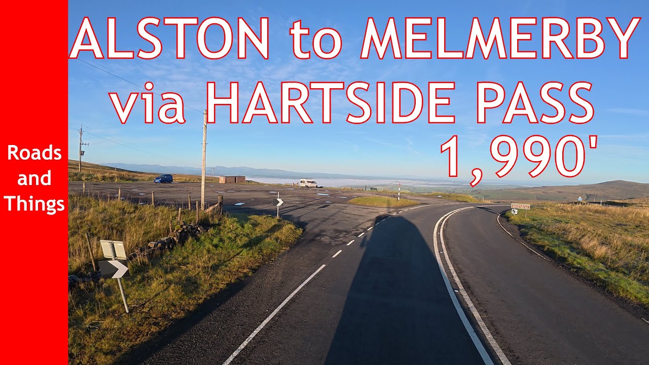 Travel:- ENGLAND'S HIGHEST TOWN  Up & Over  One of It's Highest Roads, The HARTSIDE PASS.