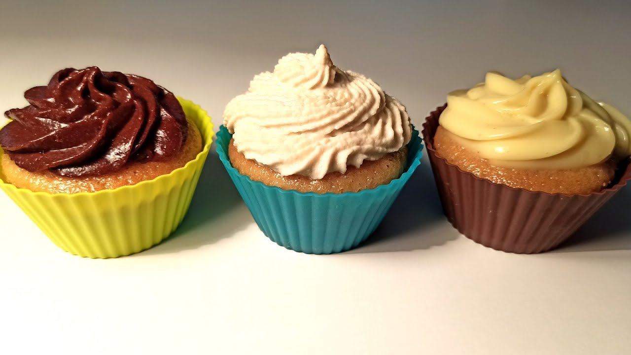 Decoració saludable per cupcakes Sense mantega. Vegà
