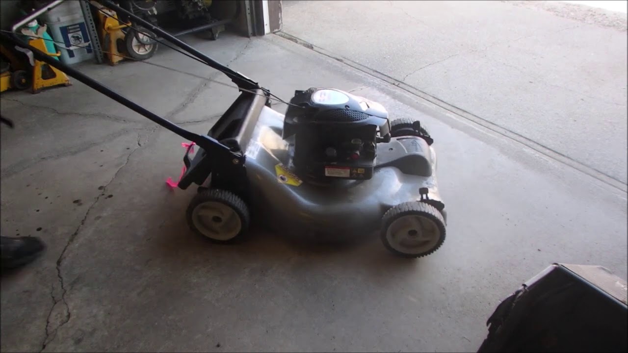 Craftsman Briggs Has a Gas Tank Full of Oil