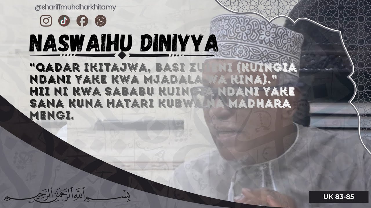 NASWAIHU DINNIYA | QADAR