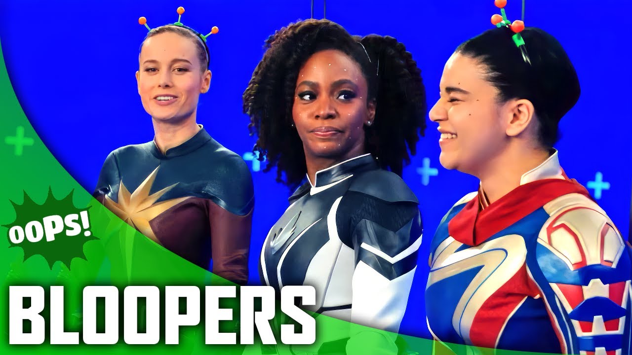 THE MARVELS: Уморительные ляпы и шутки с Бри Ларсон и Сэмюэлем Л. Джексоном
