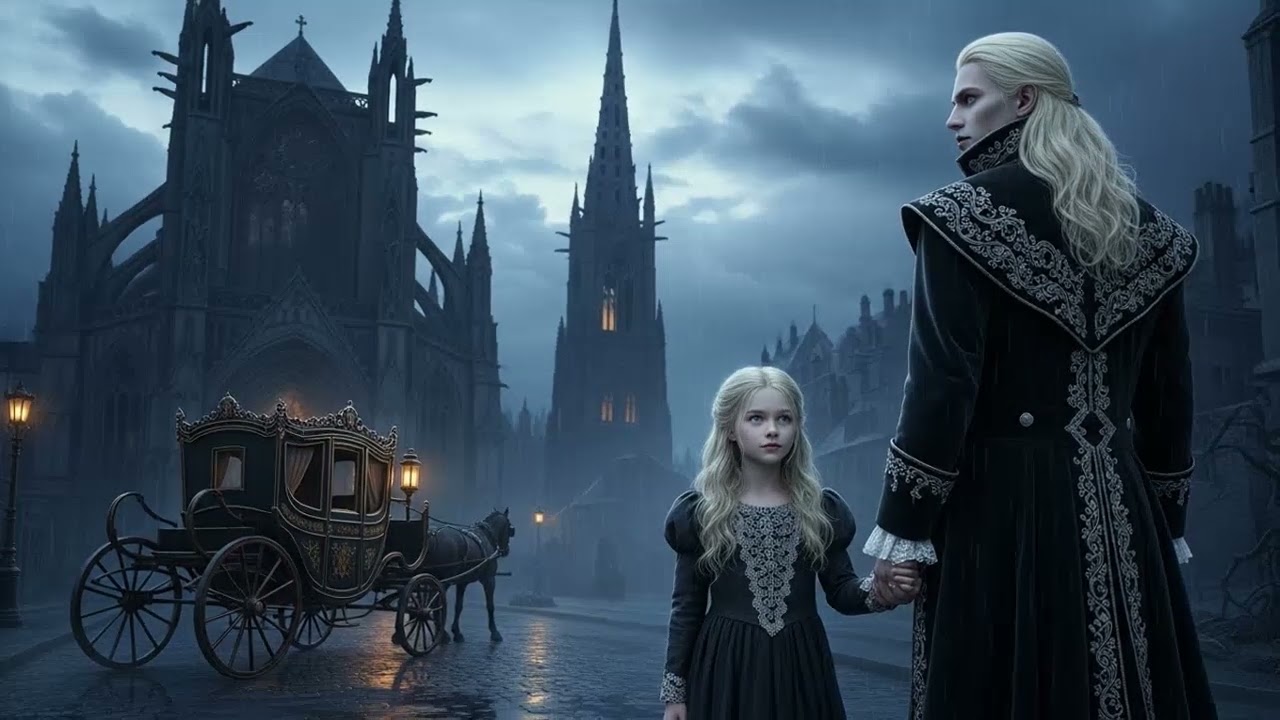“Por Favor, Finge Ser Mi Papá”, Dijo la Niña — Lo que Hizo el Vampiro Alfa Impactó al Pueblo