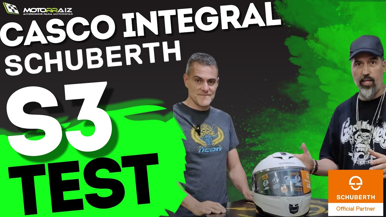 CASCOS SCHUBERTH S3 TEST 🚨