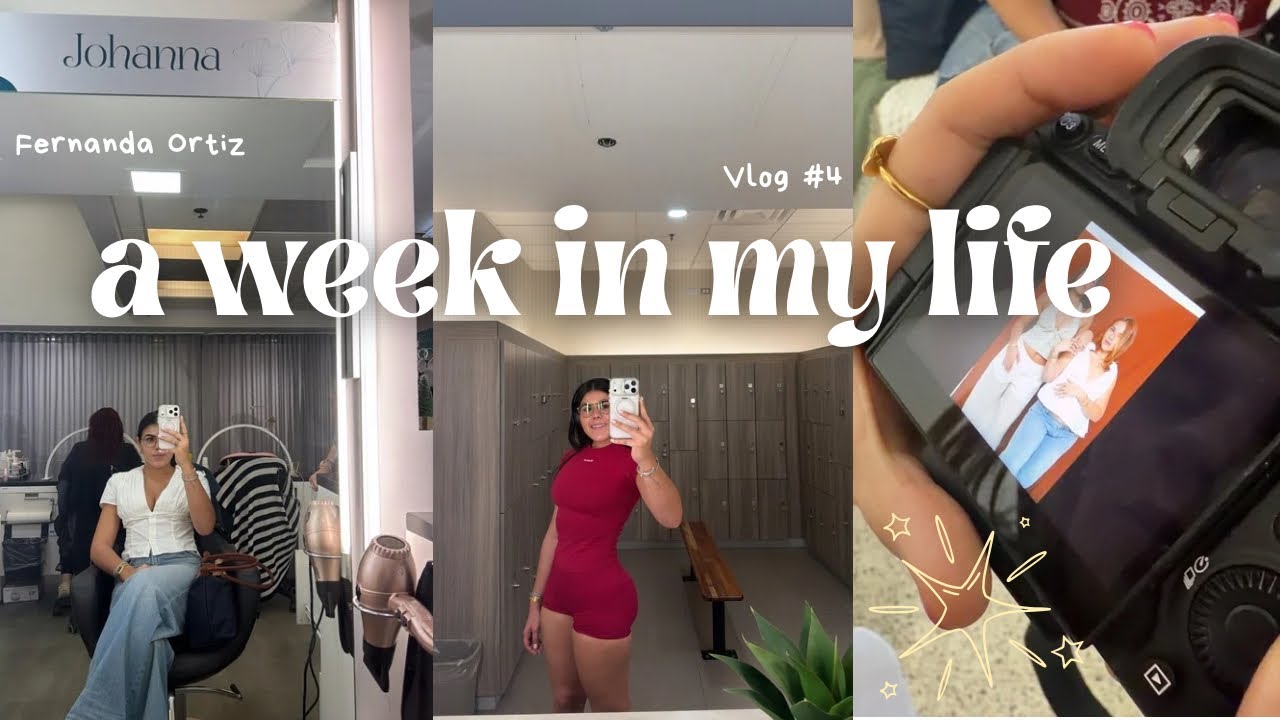 A week in my life| photoshoot, gym routine & more🌱