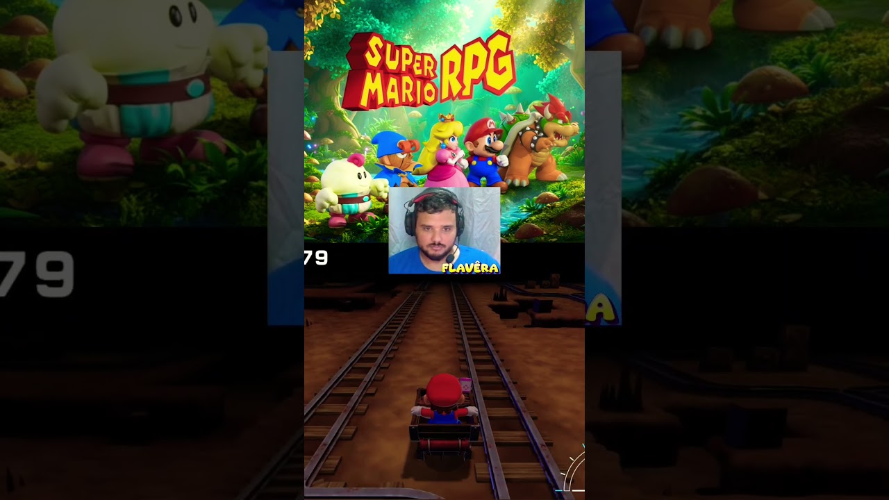 NO CARRINHO COM OS IRMÃOS RESGATADOS 😱💣 FUGA INSANA! #shorts #mariorpg #gaming RIDING THE CART
