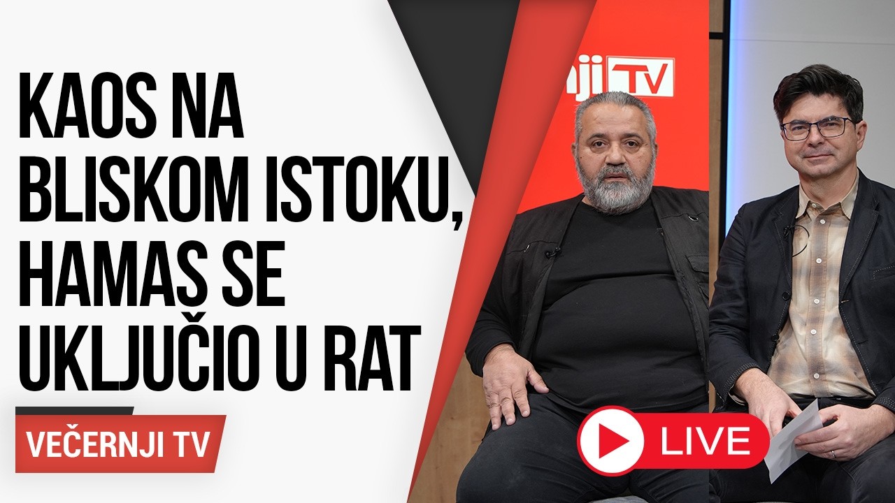 [UŽIVO] Kaos na Bliskom istoku, Hamas se uključio u rat. Što to znači: H. Haidar Diab i T. Krasnec