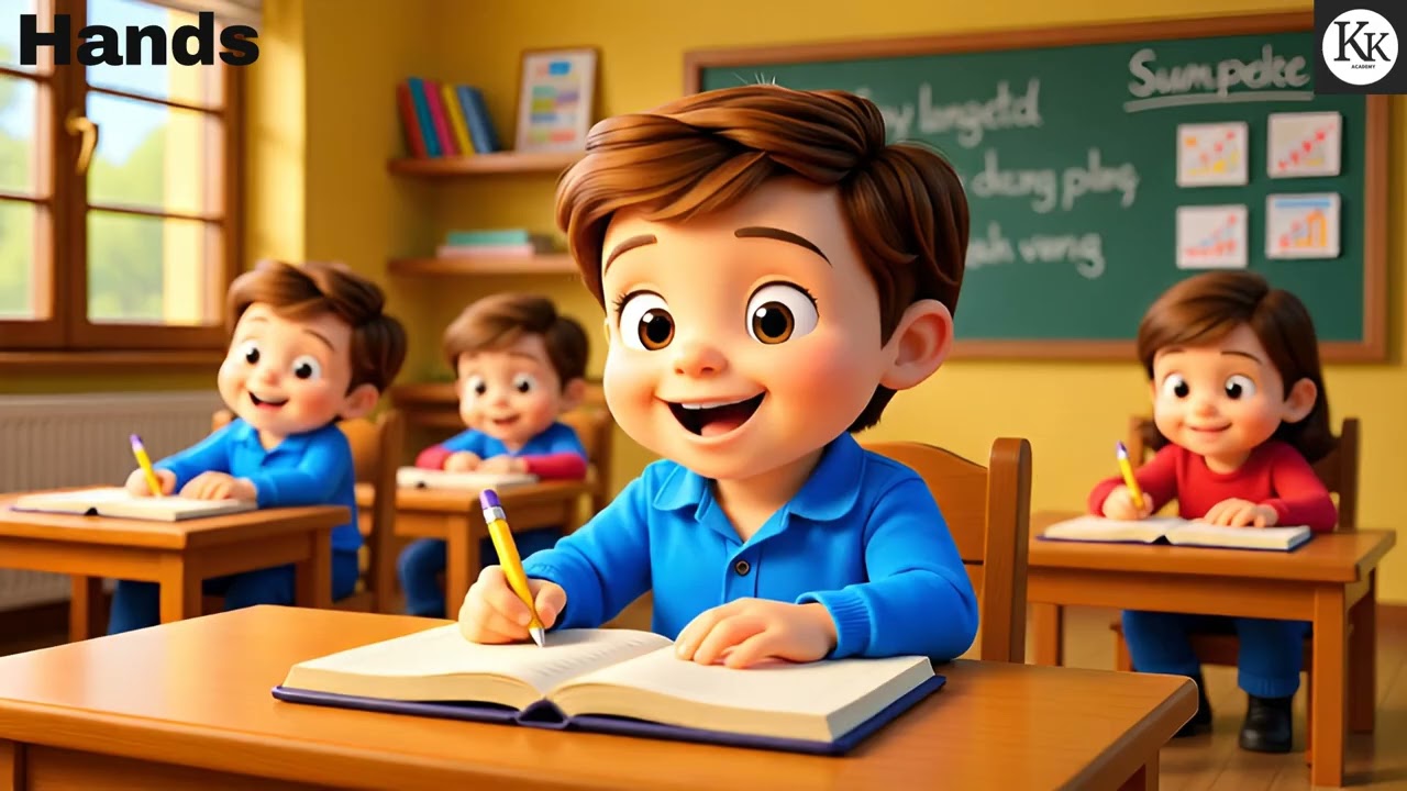 Learn Body Parts for Kids | Fun Song & Easy Learning with Animation | Eyes, Nose, Mouth, & More