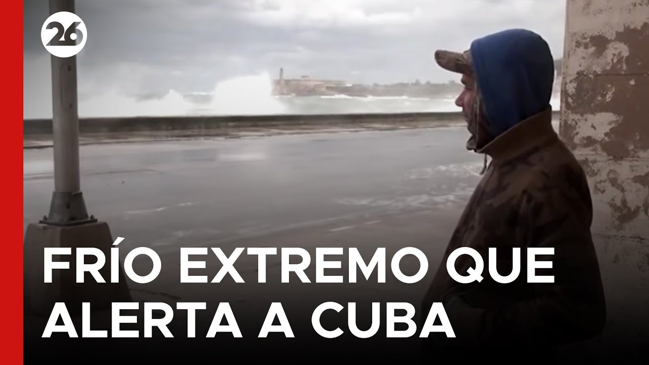 🇨🇺 OLA INVERNAL | La Habana bajo condiciones extremas de frío