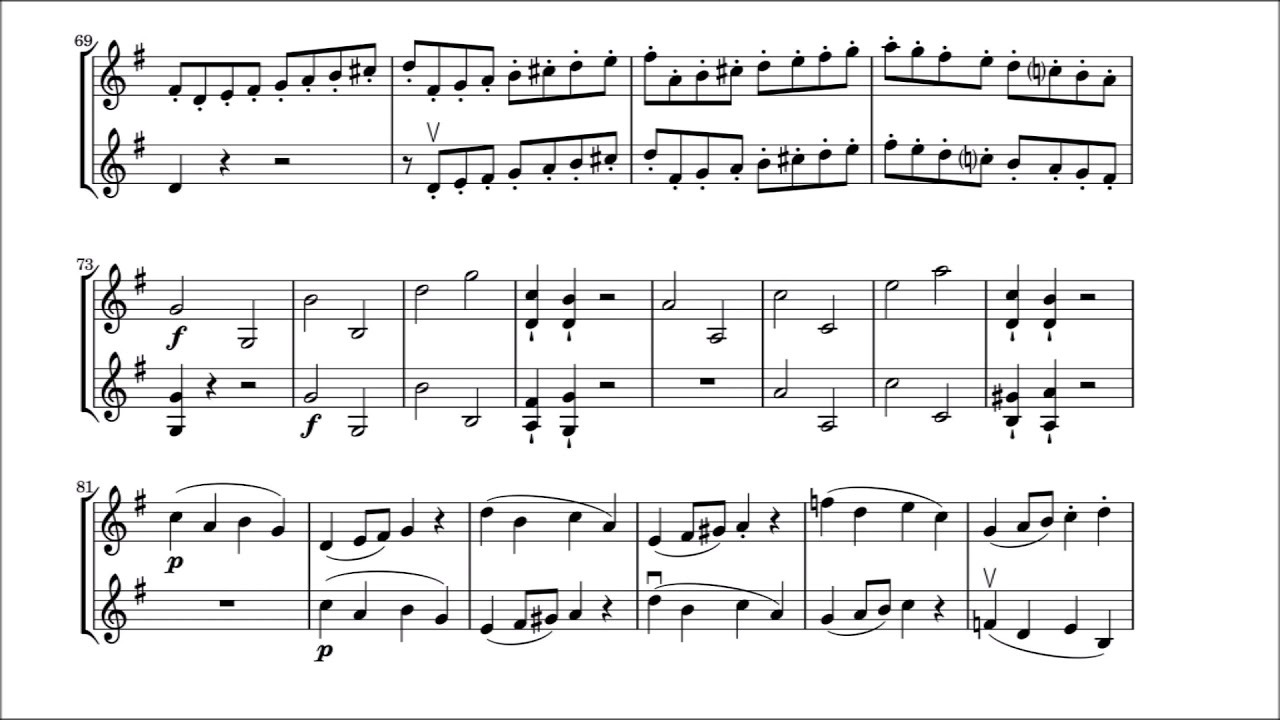 Pleyel, Ignaz 6 Violin Duos, Opus 8 No.2 B.539