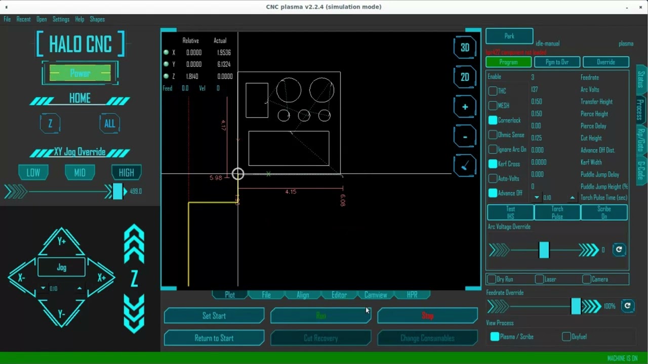 Cut Recovery on Halo Software