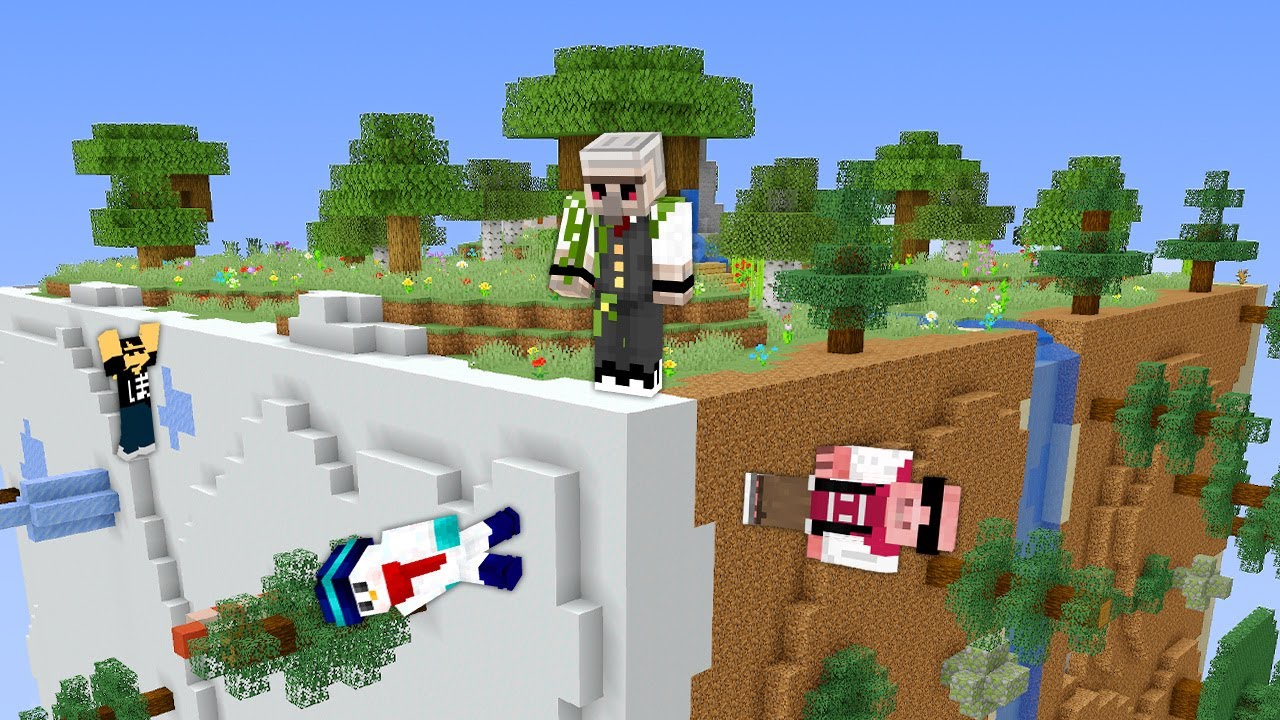 【マイクラ】巨大なブロックの世界でサバイバル！