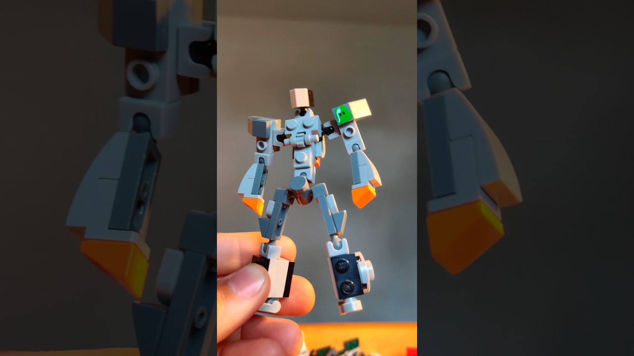 (TUTORIAL) Easy Mini LEGO Robot Figure #lego #robot #tutorial #easy #mini #mech #frame  #howtobuild