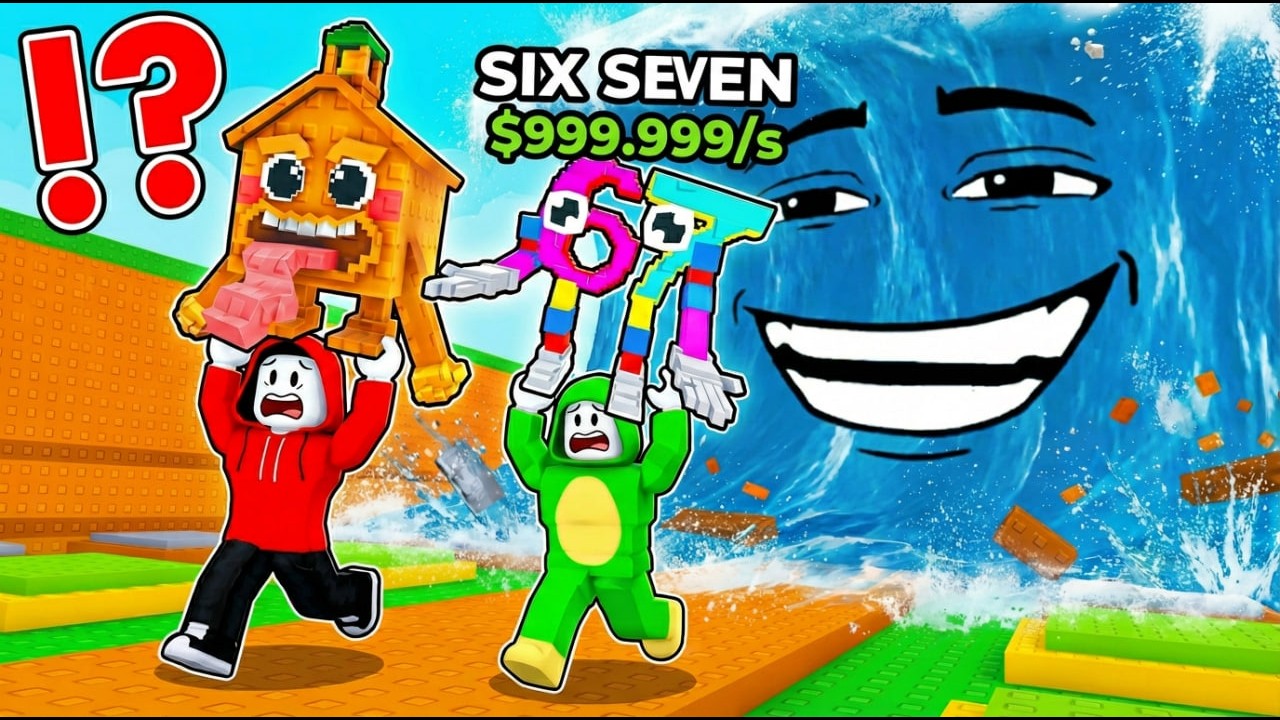 JJ AND MIKEY ESCAPE TSUNAMI FOR RICHEST BRAINROTS IN ROBLOX