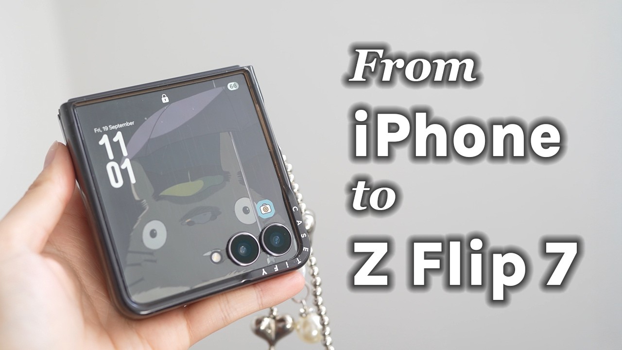 Switched to Z Flip 7 for a Month… Bye iPhone 🥹