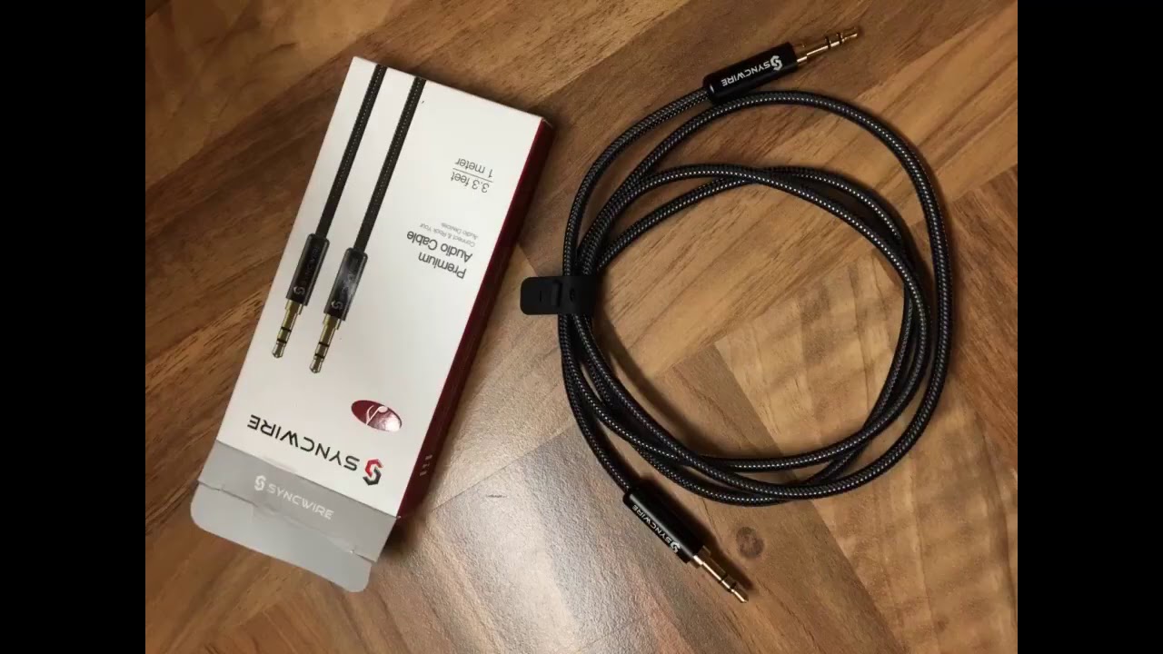 User Review: Syncwire 3.5mm Nylon Braided Aux Cable (3.3ft/1m,Hi-Fi Sound), Audio Auxiliary Inp...