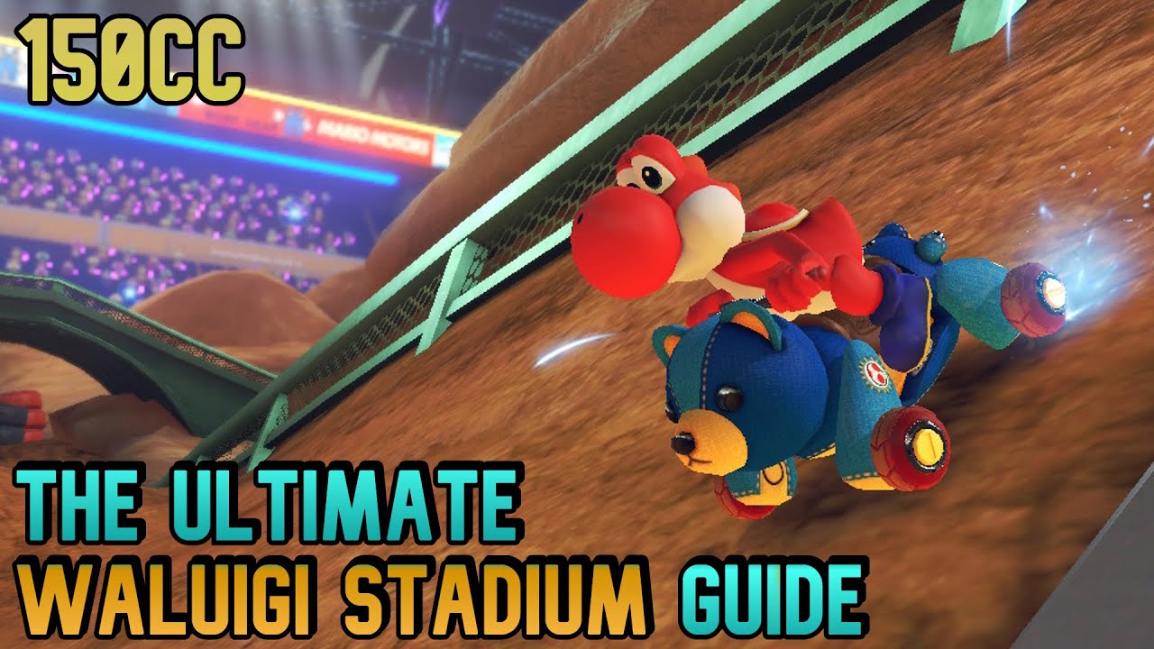 How to Become a Pro at: Waluigi Stadium - ULTIMATE Track Guide Part 1