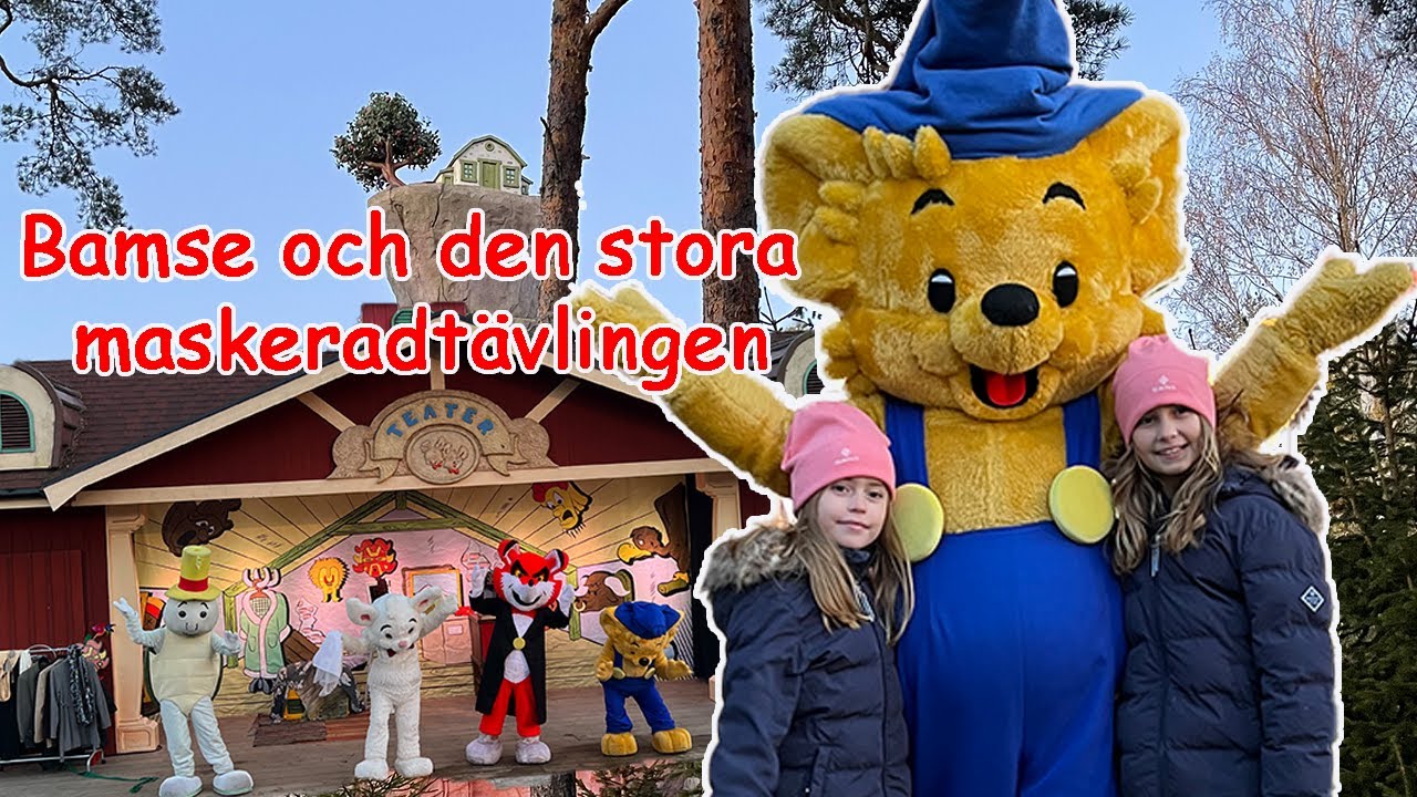 Bamse och den stora maskeradtävlingen på @kolmarden - Halloween 2021