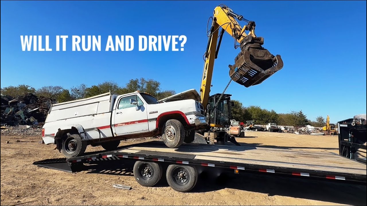 Брошенный двигатель Cummins первого поколения спасен после многих лет простоя… Заведется ли он и ...