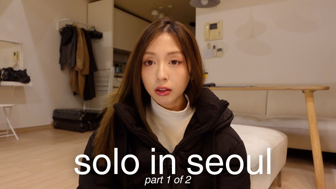【Seoul Vlog】✈️ Alone winter trip 🍢 ASMR tteokbokki mukbang + 24 hours eating ONLY sweets/desserts! 🍫