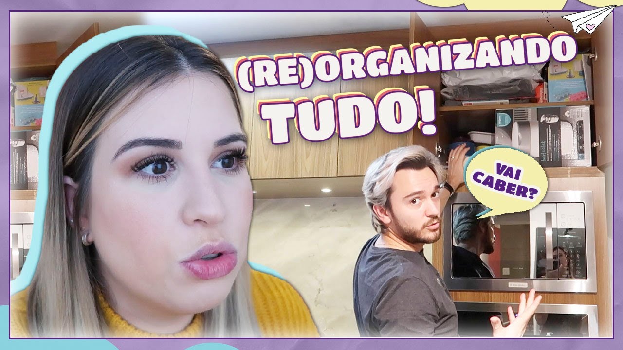 OS MÓVEIS DA GIGI CHEGARAM + ORGANIZANDO OS ARMÁRIOS DA CASA TODA