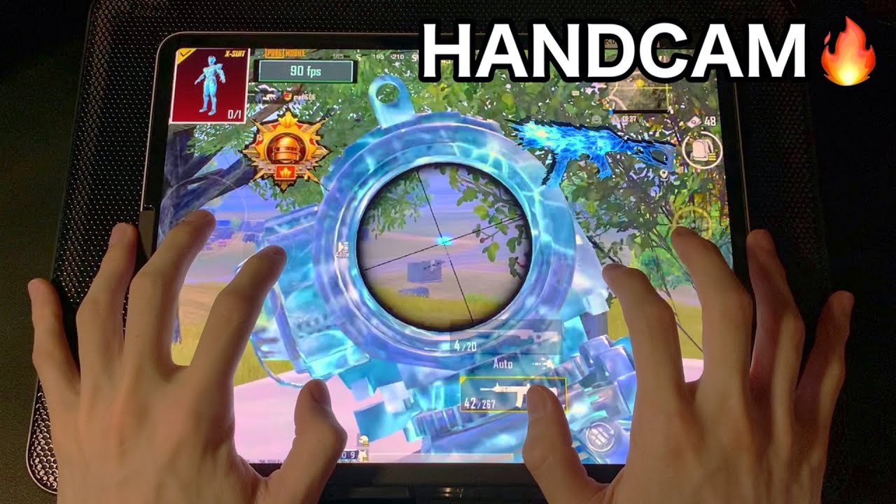Best HANDCAM 6 Finger iPad Pro 12.9 M2 chip🧨 | Solo vs Squad - PUBG Mobile