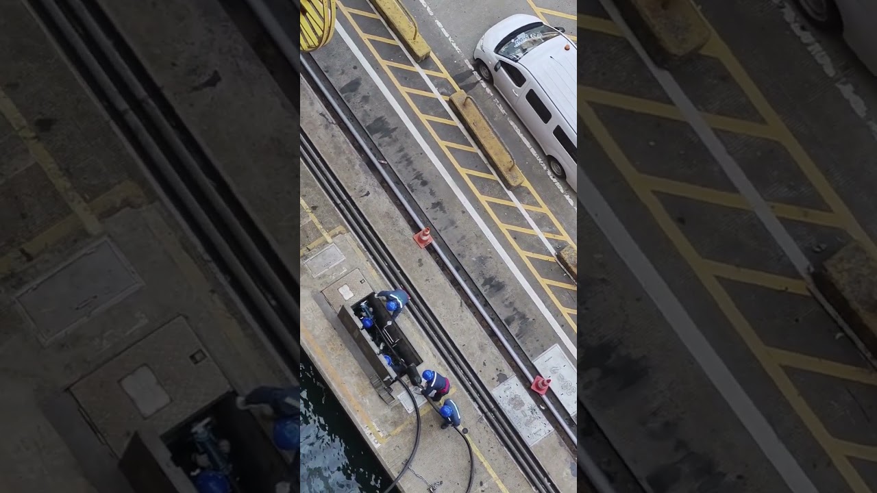 2. Ship Shore Power (AMP) in Yantian, Connection of VCB and Testing of Emergency Switch.