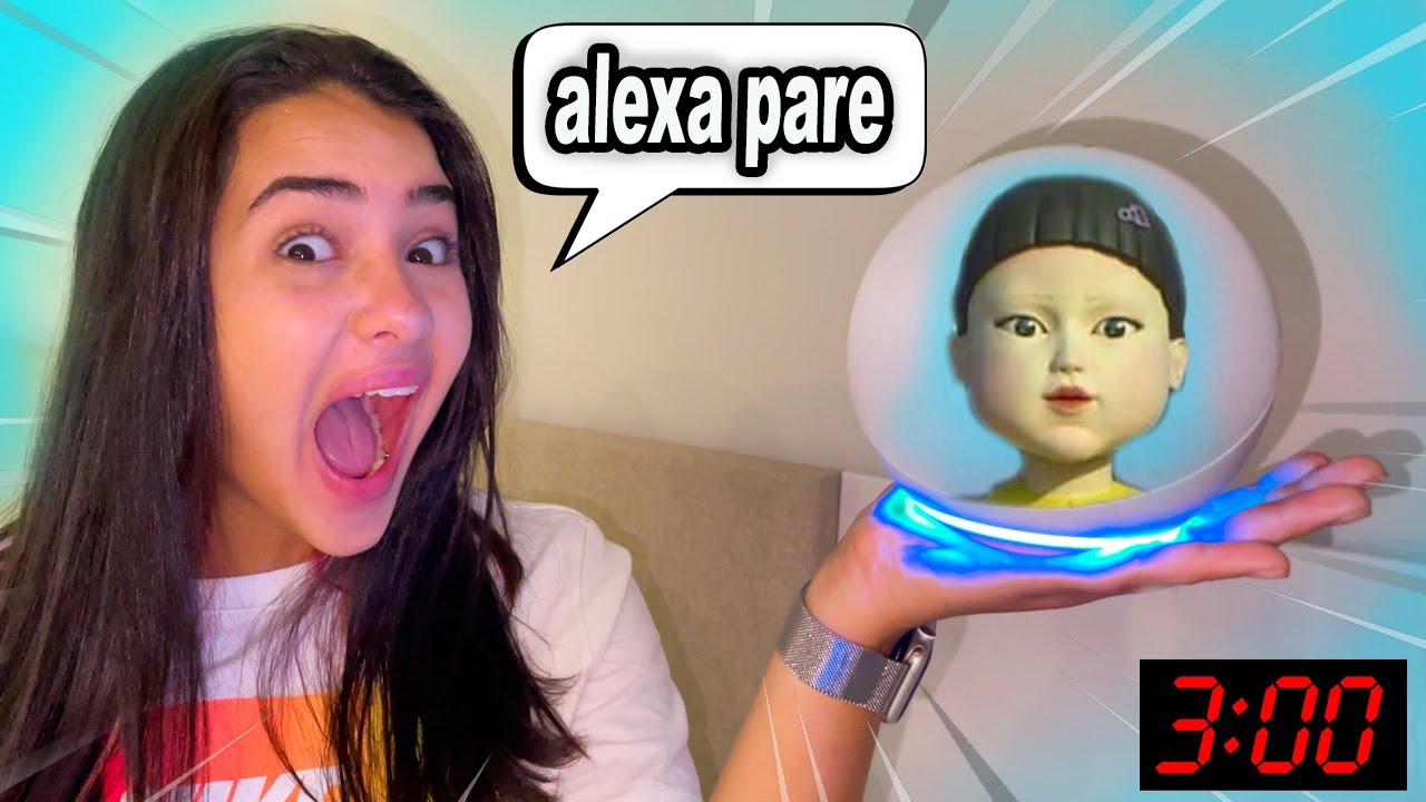 ALGO ESTRANHO ACONTECEU COM A ALEXA AS 3:00 HORAS DA MANHÃ !!! ( Mais assustador )