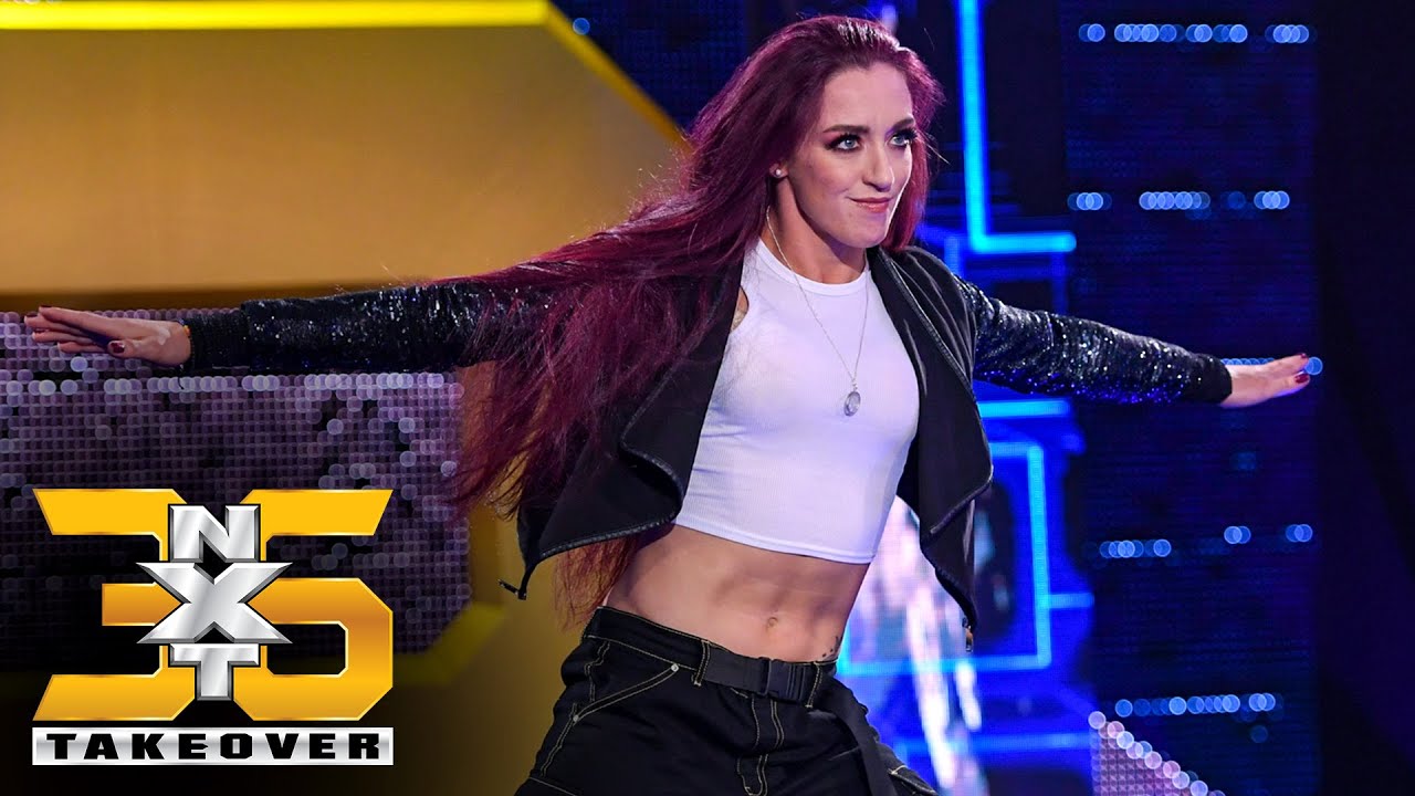 Kay Lee Ray stares down Raquel Gonzalez: NXT TakeOver 36 (WWE Network Exclusive)