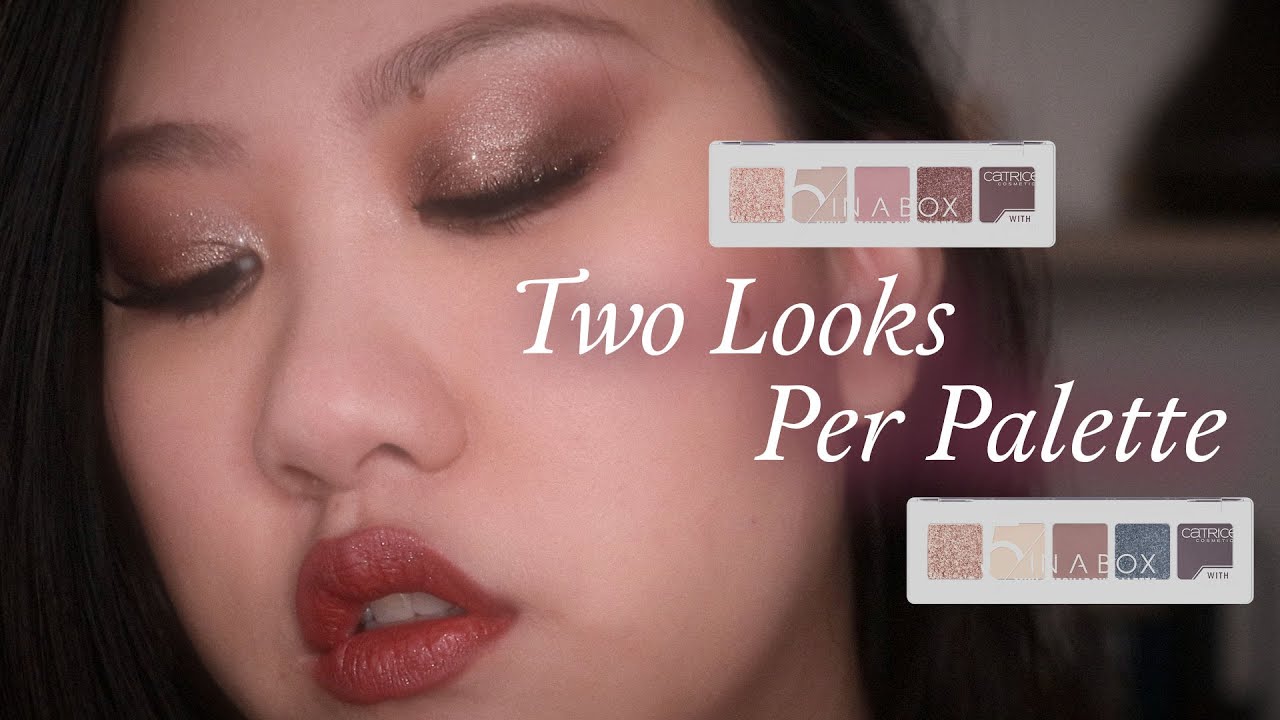 Catrice 5 in a Box ※ Two Looks Per Palette • Soft Rose • Modern Smokey