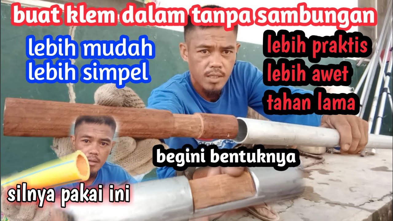 MUDAH‼️CARA BUAT KLEM EGREK DALAM DARI KAYU TANPA SAMBUNGAN,ma official