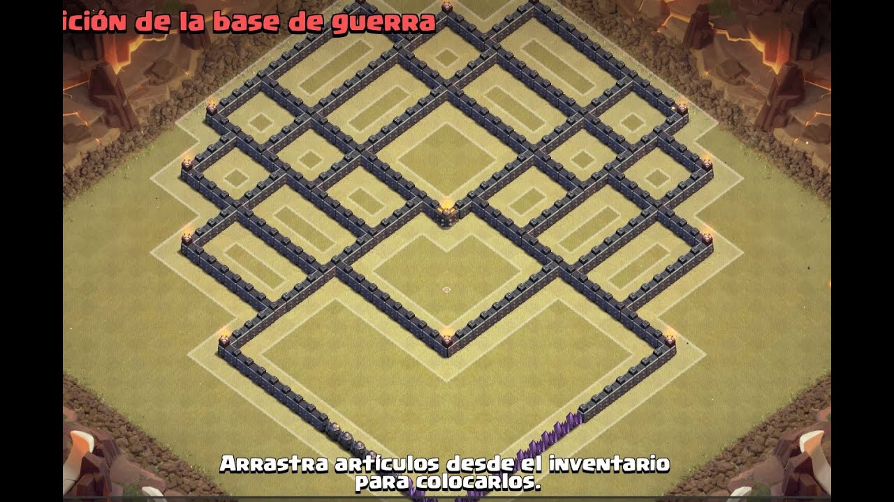 TH10 WAR BASE 275 WALLS - THE DRAGON! - Clash of Clans
