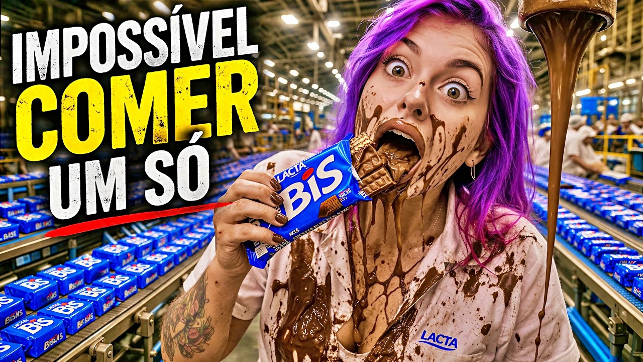 COMO É FEITO O BIS NA FÁNTASTICA FÁBRICA DE CHOCOLATE