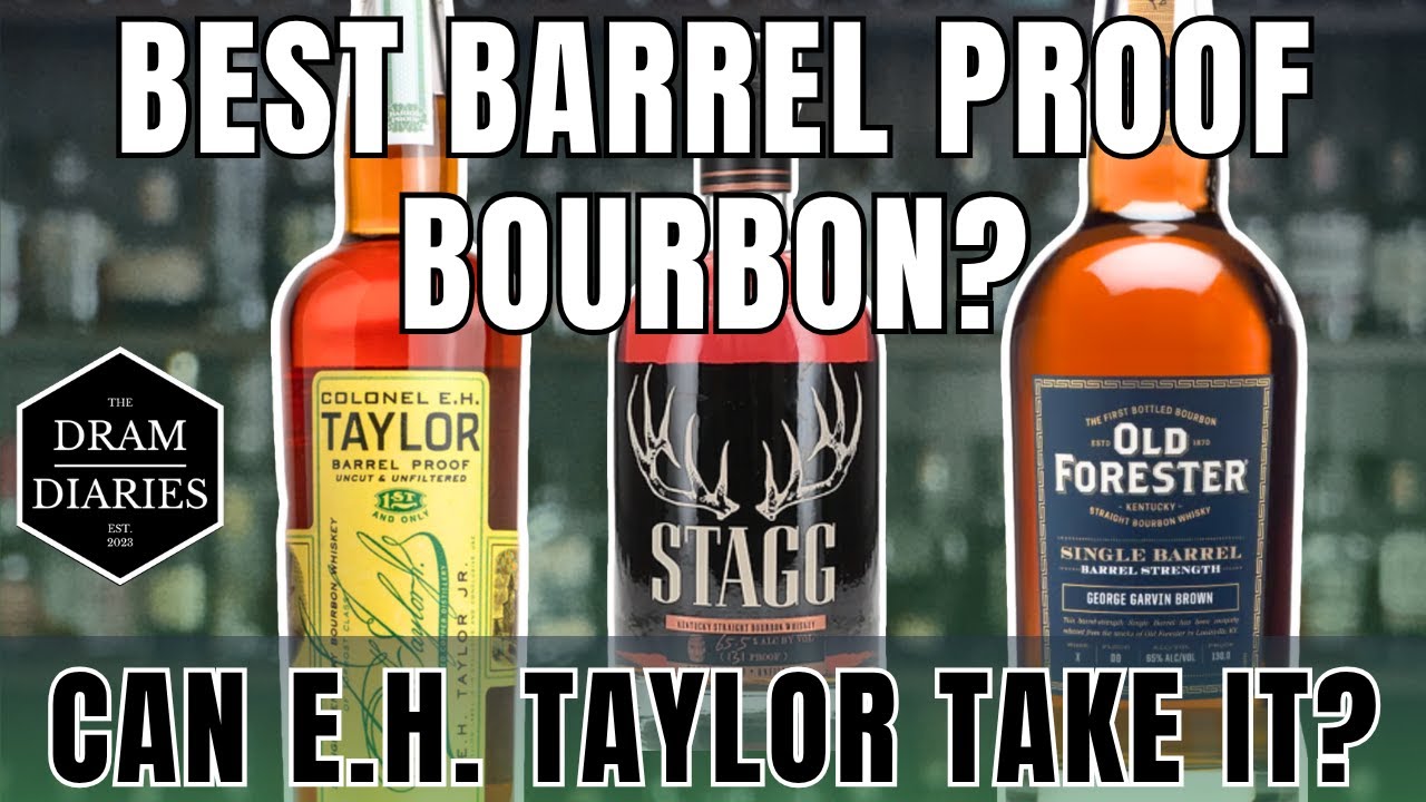 EH Taylor Barrel Proof Batch 14 против Stagg 25A против Old Forester Barrel Strength Single Barre...