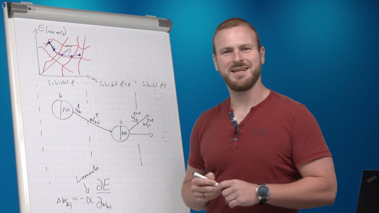 Backpropagation, Gradientenabstieg, Fehlersignal, Aktivität, Hyperparameter, Loss | Prof. Griesbauer