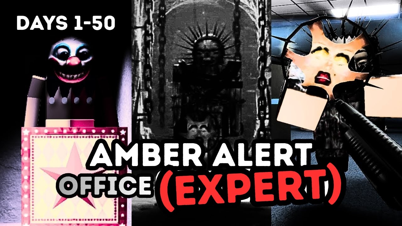 Roblox Amber Alert - Office (Nightmare) [FULL WALKTHROUGH]